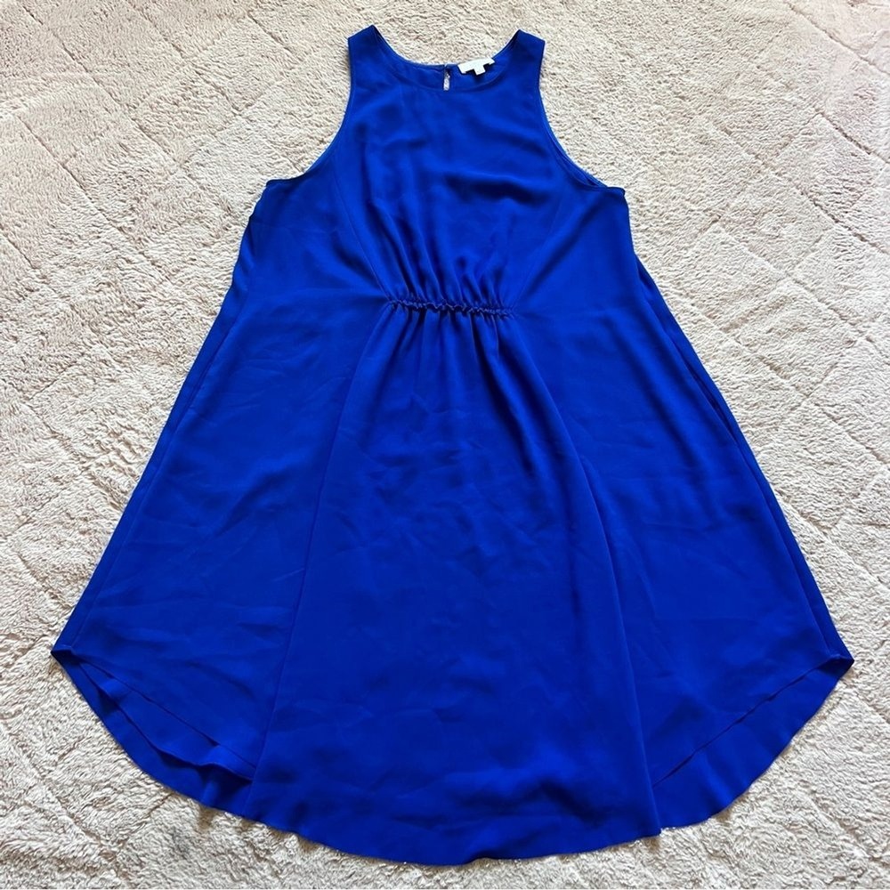 Aritzia Wilfred Cocktail Midi Dress Silk Blend Preppy Homecoming Vacation Size S